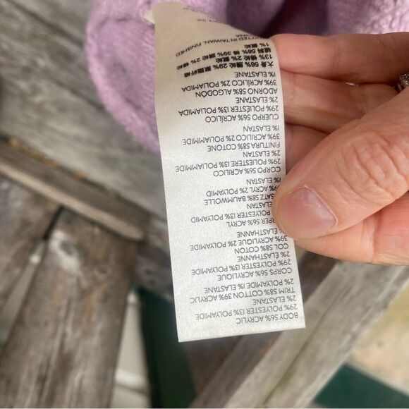 Free People Women's Milo Sweater - Lavender size small - Picture 7 of 11